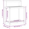 vidaXL Pflanztisch Ablagen 82,5x50x109,5 cm Imprägniertes Kiefernholz