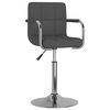 vidaXL Barhocker Dunkelgrau Stoff