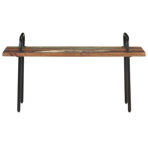 vidaXL Sitzbank 110 cm Altholz Massiv