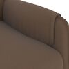 vidaXL Massagesessel Braun Stoff