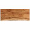 vidaXL Tischplatte 90x40x2,5 cm Rechteckig Massivholz Akazie Baumkante