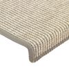 vidaXL Stufenmatten 15 Stk. 65x21x4 cm Silber Rechteckiger Rand