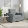 vidaXL Sofa 59cm Hellgrau Stoff