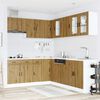 vidaXL 11-tlg. K&uuml;chenschrank-Set Porto Artisan-Eiche Holzwerkstoff