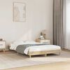 vidaXL Bettgestell ohne Matratze Sonoma-Eiche 120x200 cm Holzwerkstoff