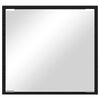 vidaXL LED-Badezimmerspiegel Schwarz Eichen-Optik 40 x 37 x 8.5 cm