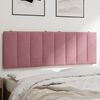vidaXL Kopfteil-Kissen "Hanko" Rosa 140 cm Samt
