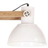 vidaXL H&auml;ngelampe Industriestil 25 W Wei&szlig; 109 cm E27