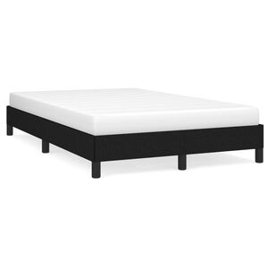 vidaXL Bettgestell ohne Matratze Schwarz 120x190 cm Stoff