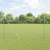 vidaXL Zaunpfosten 7 pcs Silber Stahl
