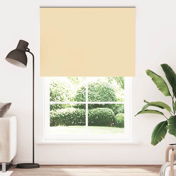 vidaXL Verdunkelungsrollo Beige 165x210 cm Stoffbreite 161,6 cm