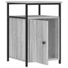 vidaXL Nachttische 2 Stk. Grau Sonoma 40x42x60 cm Holzwerkstoff