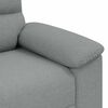 vidaXL Sessel Hellgrau 60 cm Stoff