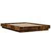 vidaXL Bettgestell R&auml;uchereiche 140x200 cm Holzwerkstoff