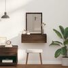 vidaXL Schminktisch mit Schubladen Braun 60 x 40 x 70 cm Holzwerkstoff