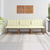 vidaXL 3 St&uuml;ck Outdoor Mittelsofa Massivholz Akazie Natur