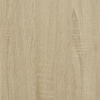 vidaXL Bettgestell Sonoma-Eiche 100x200 cm Holzwerkstoff