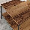vidaXL Couchtisch Altholz 80 x 80 x 40 cm Holzwerkstoff