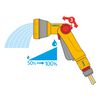 Hozelock Gartenbrause mit Starter-Set Multi Spray