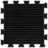 vidaXL Bodenfliesen aus Gummi 4 Stk. Schwarz 16 mm 30x30 cm