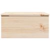 vidaXL Nachttisch Braun 37 x 35 x 18,5 cm Massivholz Kiefer