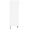 vidaXL Schuhschrank Hochglanz-Wei&szlig; 30x35x105 cm Holzwerkstoff