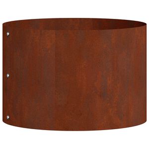 vidaXL Pflanzenring Braun 30 x 30 x 20 cm Wetterfeststahl