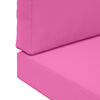vidaXL Sofakissen f&uuml;r drau&szlig;en 2 pcs Rosa Polyester