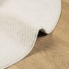vidaXL Teppich IZA Kurzflor Skandinavischer Look Creme &Oslash; 80 cm