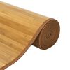 vidaXL Teppich Rechteckig Natur 100x400 cm Bambus