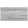 vidaXL Wandregale 4 Stk. Grau Sonoma 40x20x1,5 cm Holzwerkstoff