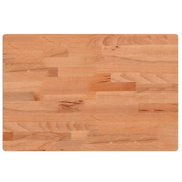 vidaXL Tischplatte 60x40x4 cm Rechteckig Massivholz Buche