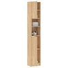 vidaXL Badezimmerschrank Sonoma-Eiche 32x25,5x190 cm Holzwerkstoff