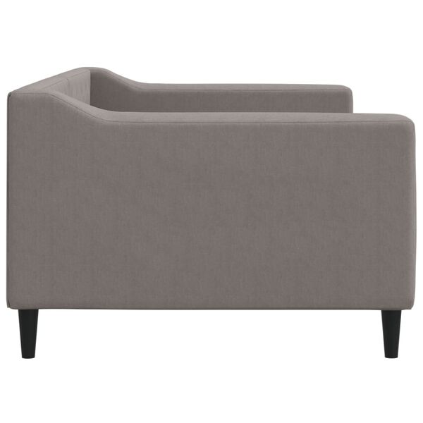 vidaXL Tagesbett Taupe 90x200 cm Stoff