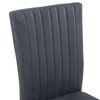 vidaXL Freischwinger 2 Stk. Grau Wildleder-Optik