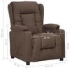 vidaXL Relaxsessel Taupe Stoff