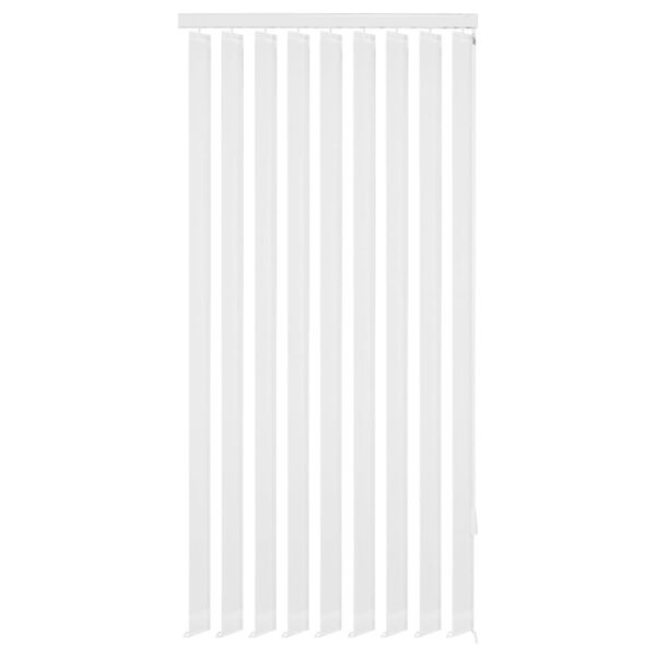 vidaXL Vertikale Jalousien Wei&szlig; Stoff 150x180 cm