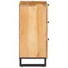 vidaXL Sideboard mit Speicher Braun 40 x 33,5 x 75 cm Massivholz Mango