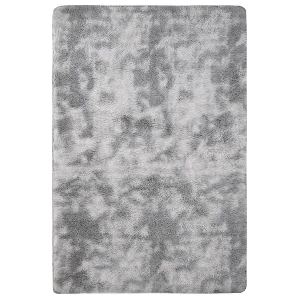 vidaXL Shaggy-Teppich Grau 200x140 cm