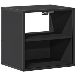 vidaXL Wand-Nachttisch Schwarz 40x31x39,5 cm