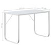 vidaXL Computertisch Wei&szlig; 110x60x73 cm Holzwerkstoff