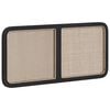vidaXL Kopfteil mit Kopfteil Schwarz 120 x 55 x 3 cm Rattan