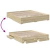 vidaXL Bettgestell mit Schubladen Sonoma-Eiche 180x200cm Holzwerkstoff