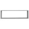 vidaXL Wandregale 2 Stk. Grau Sonoma 100x15x30 cm Holzwerkstoff