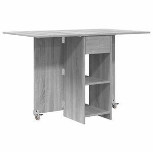 vidaXL Esstisch 115 x 70 x 75 cm Holzwerkstoff Grau Sonoma