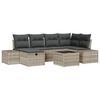 vidaXL Sofa Set 6 stk. Poly-Rattan
