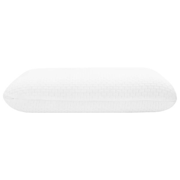 vidaXL Schlafkissen Uni Wei&szlig; 60 x 40 x 10 cm Viscoschaum