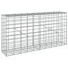 vidaXL Gabione mit 3,5 mm Draht und 5x10 cm Maschen 100x20x50 cm