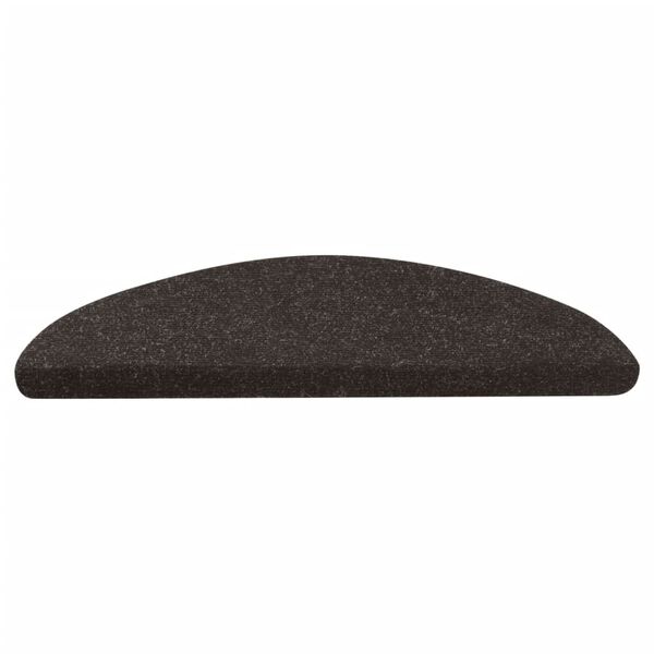 vidaXL Stufenmatten Selbstklebend 10 Stk. Schwarz 65x22,5x3,5 cm
