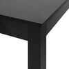vidaXL Bartisch MDF Schwarz 55x55x107 cm